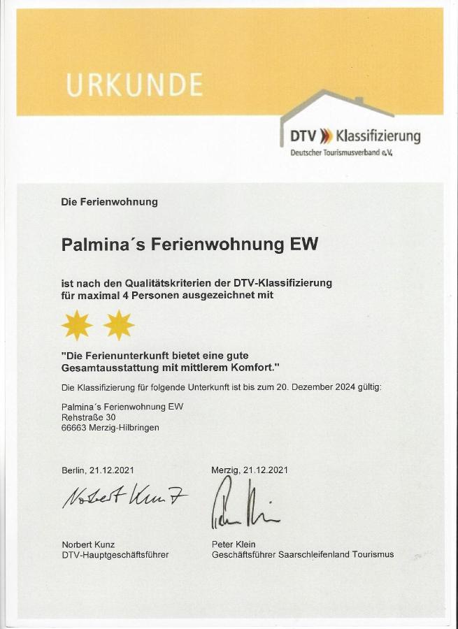 Palmina'S Ferienwohnung Merzig Εξωτερικό φωτογραφία